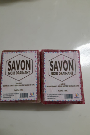 Savon Drainant breveté à la boue de karité et au marc de café